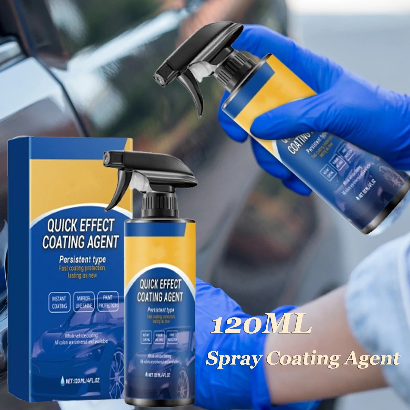 Nano Liquid Coating - YENİ Araba Kaplama Spreyi Hidrofobik Yüksek