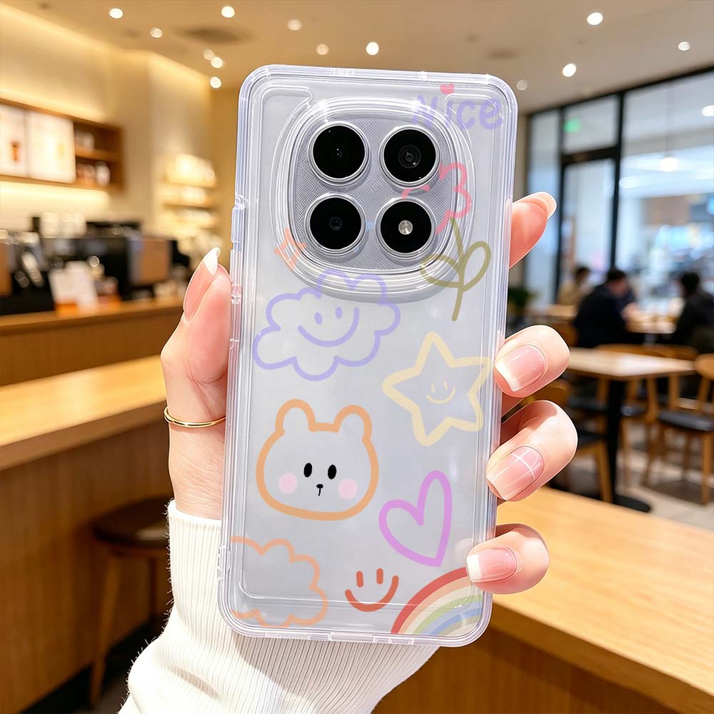 Xiaomi Poco X6 - Art Cloud Smile Telefon Kılıfı Xiaomi