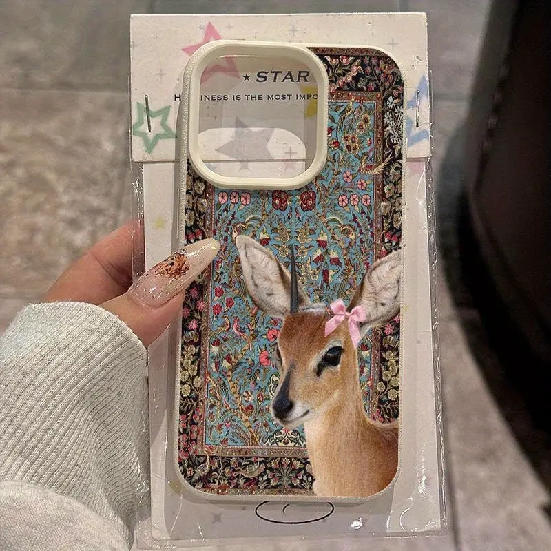 Vintage Geyik Desenli Silikon  - Xiaomi Poco X6 incelemesi ve fiyatı