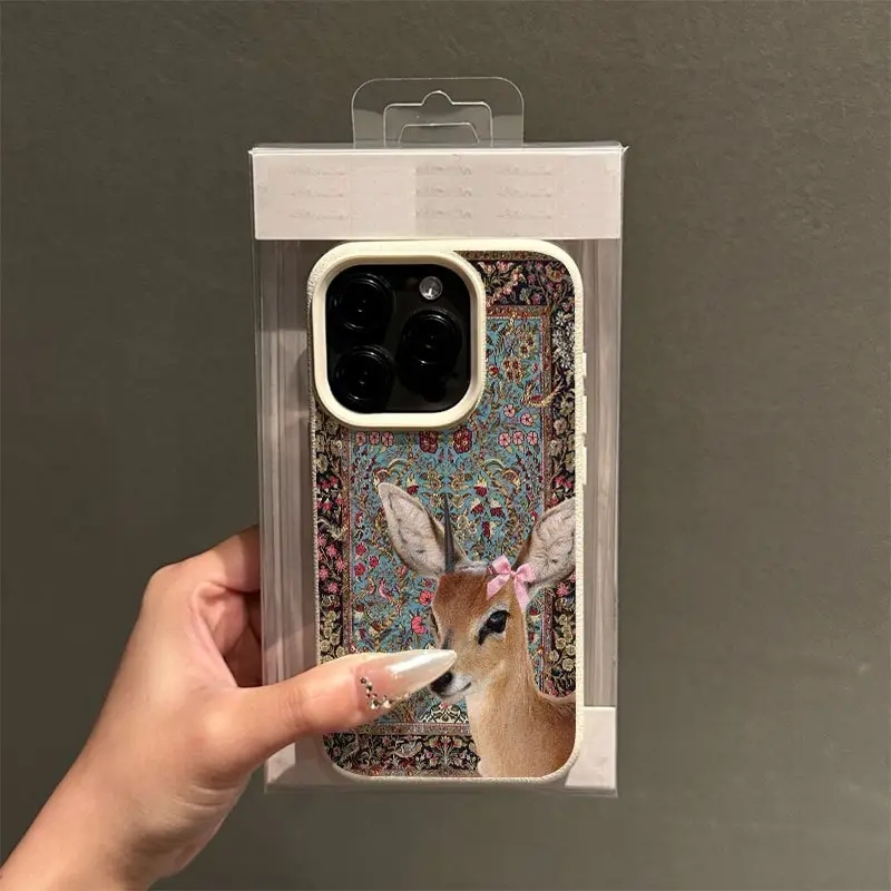 Vintage Geyik Desenli Silikon  - Xiaomi Poco X6 incelemesi ve fiyatı