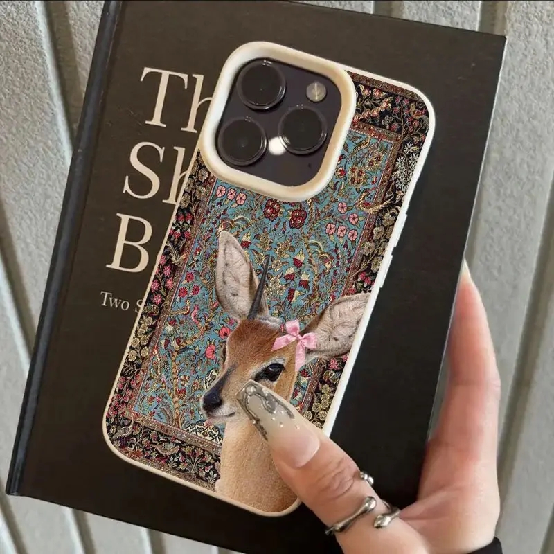 Vintage Geyik Desenli Silikon  - Xiaomi Poco X6 incelemesi ve fiyatı