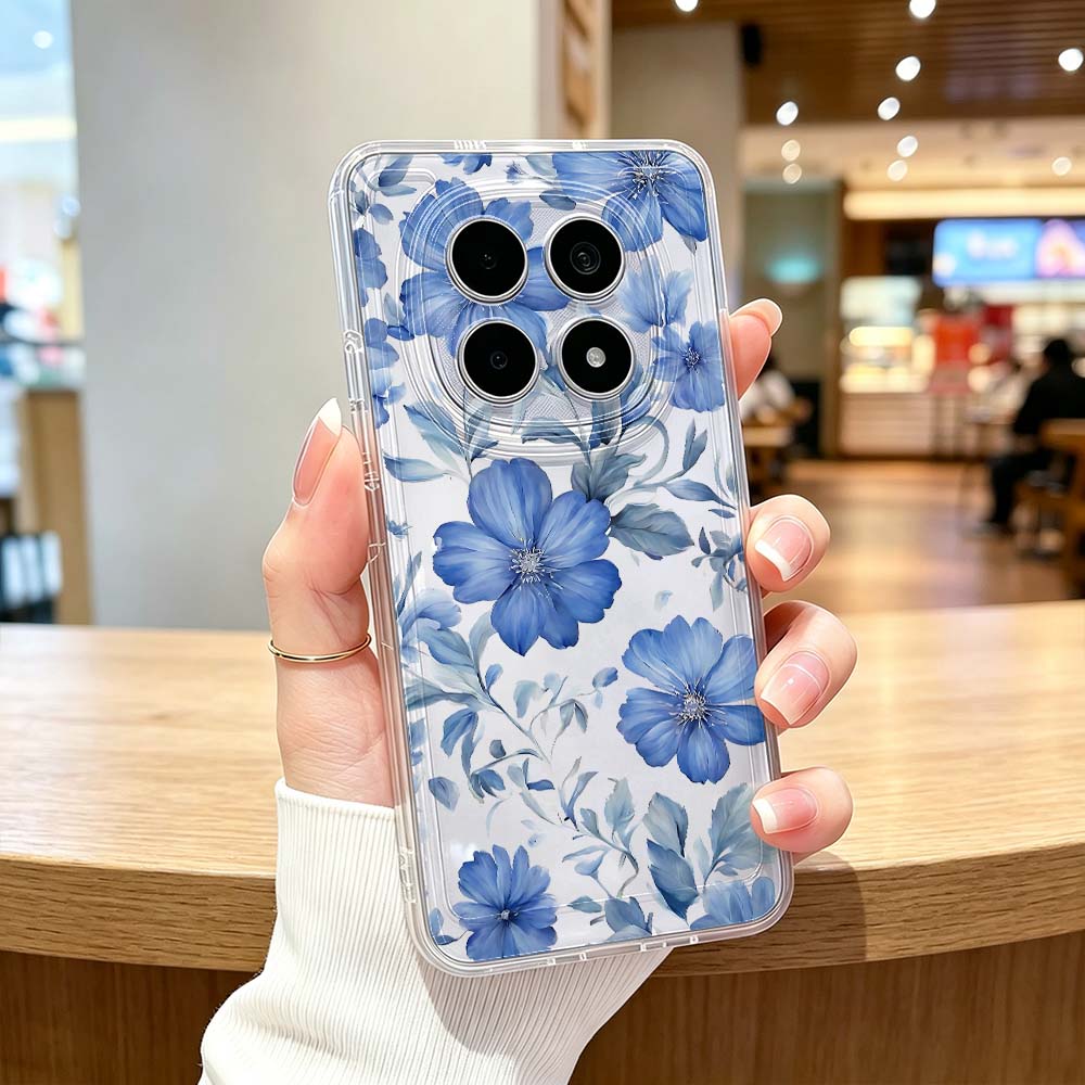 Mavi Suluboya Çiçek Desenli Te - Xiaomi Poco X6 incelemesi ve fiyatı