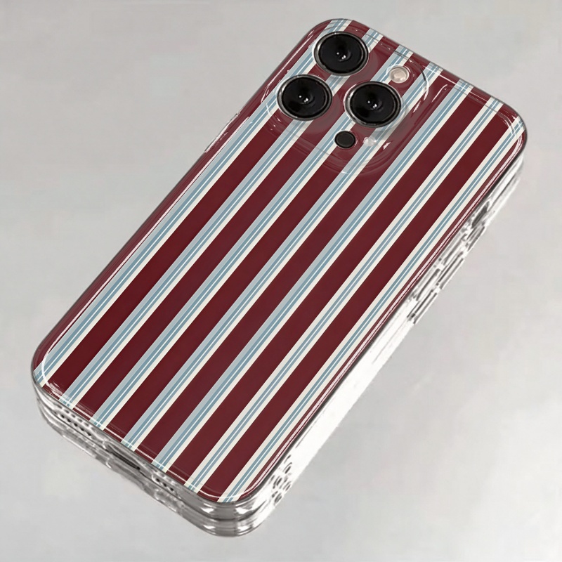Bordo Mavi Çizgili Desenli Yum - Apple Iphone 15 Pro Max incelemesi ve fiyatı