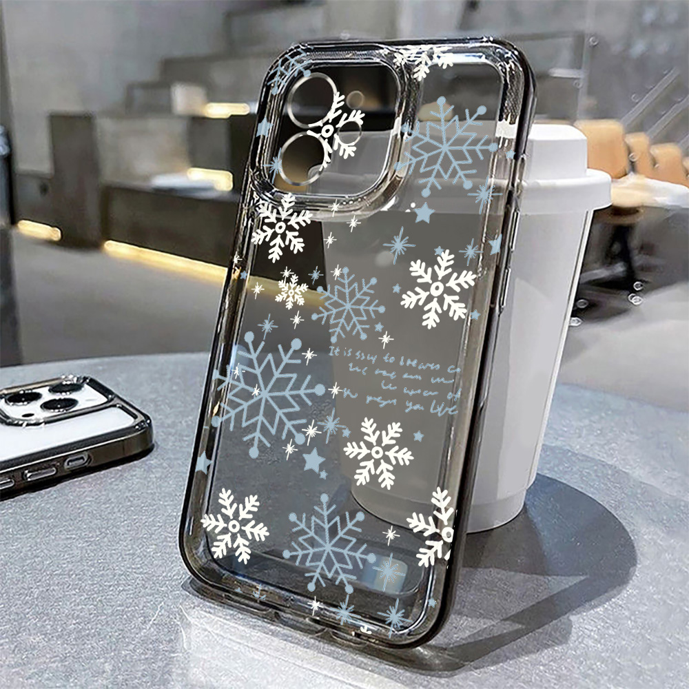 Kış Kar Tanesi Desenli Şeffaf  - Apple Iphone 15 Pro Max incelemesi ve fiyatı